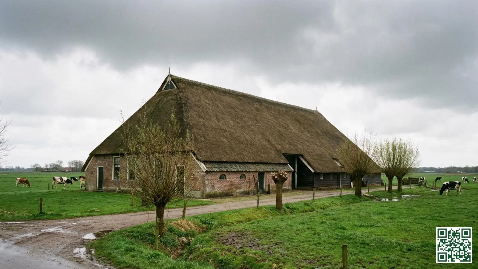 Grote Sallandse boerderij met imposant dakoppervlak geschikt voor dakisolatie in landelijk Overijssel
